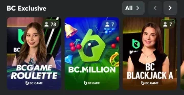 Bc Game online casino exclusive games mob